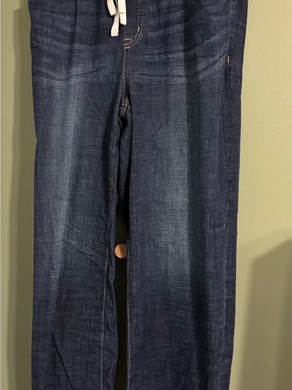 Lane Bryant Dark Blue Wide Leg Jeans
